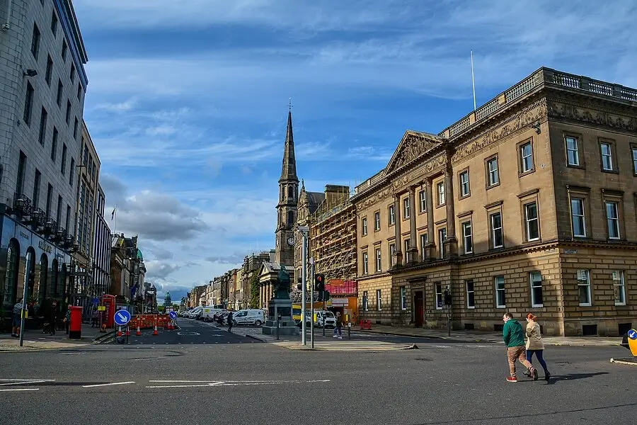 George street showing various forms of 19th century architecutre