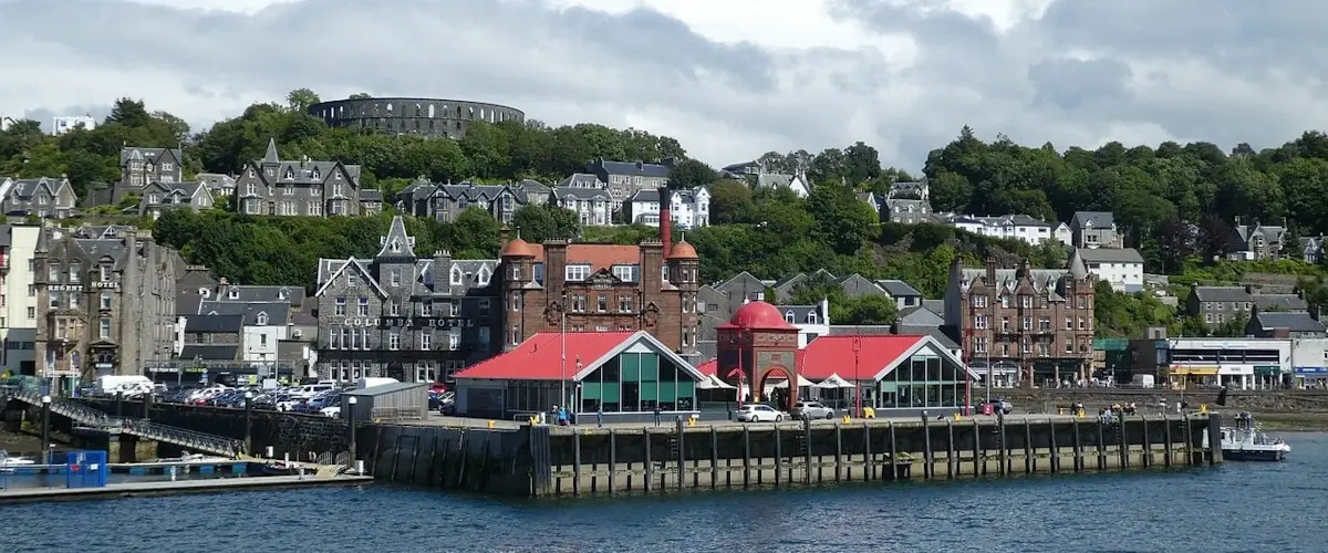 Oban cruise port and harbour – North Pier near the cruise tender landing