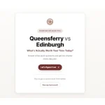 decision tool for south queensferry vs edinburgh on a cruise day