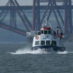 the boat from south queensferry to inchcolm island