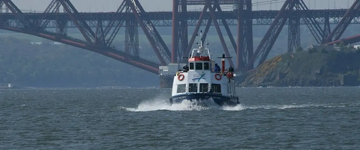 the boat from south queensferry to inchcolm island