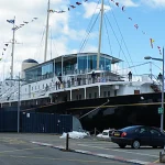 royal yacht britannia in leith cruise port