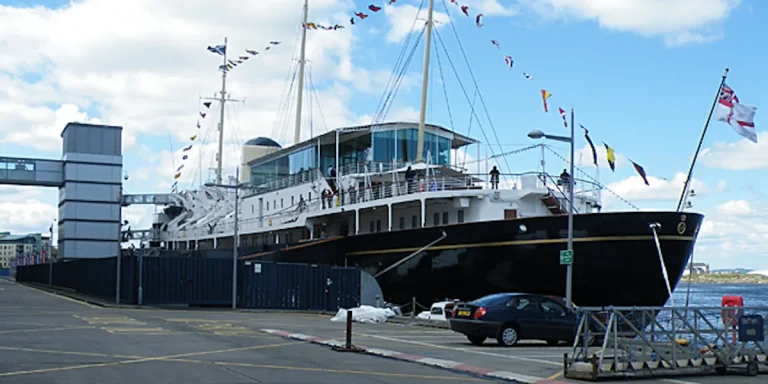 royal yacht britannia in leith cruise port
